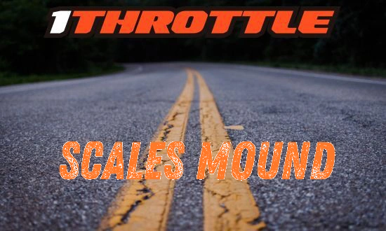 Harley Davidson Scales Mound