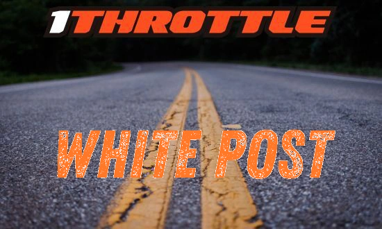 Harley Davidson White Post